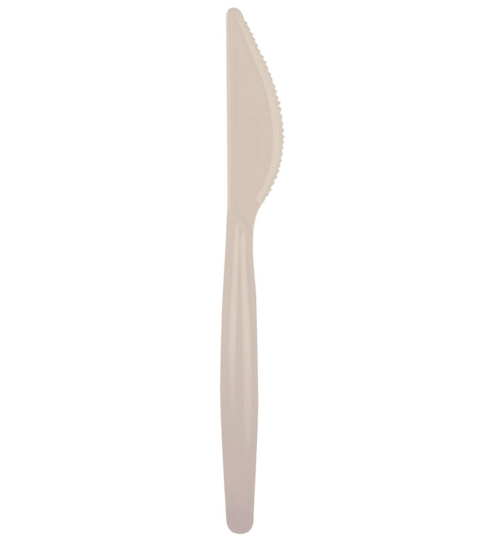 couteau Plastique Easy PS beige 185mm (20 Unités) couteau Plastique Easy PS beige 185mm (20 Unités)