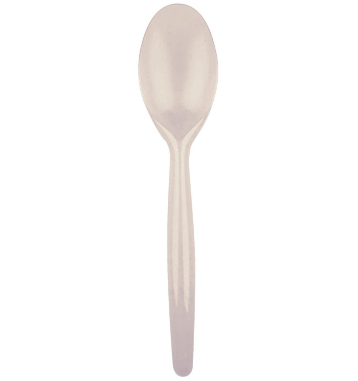 Cuillère Plastique Easy PS beige 185mm (20 Unités) Cuillère Plastique Easy PS beige 185mm (20 Unités)