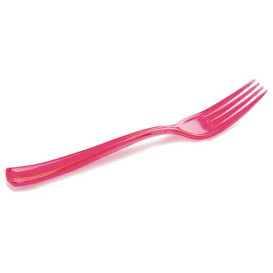 Fourchette Plastique Premium Framboise 190mm (180 Unités)