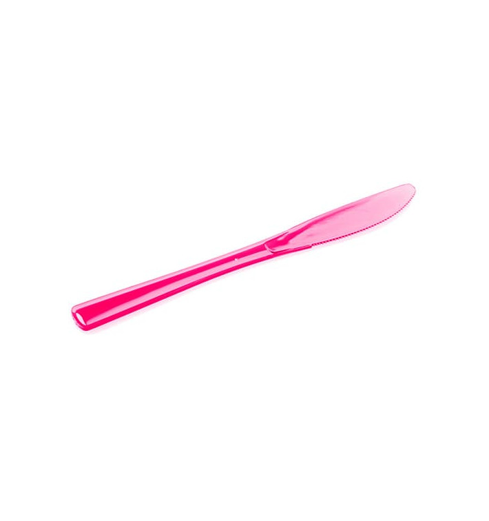 Couteau Plastique Premium Framboise 200mm (250 Unités) Couteau Plastique Premium Framboise 200mm (250 Unités)