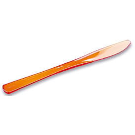 Couteau Plastique Premium Orange 200mm (10 Unités)