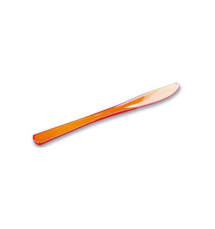 Couteau Plastique Premium Orange 200mm (10 Unités)