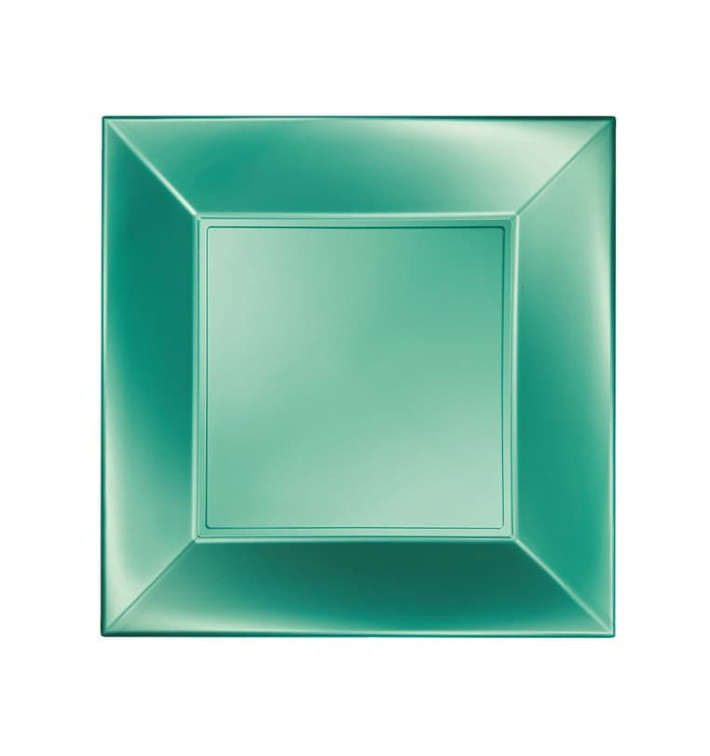 Assiette Plastique Réutilisable Plate Vert Pearl PP 180mm (300 Utés) Assiette Plastique Réutilisable Plate Vert Pearl PP 180mm (300 Utés)