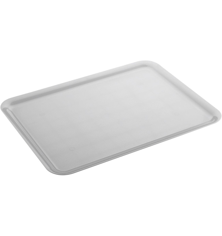 Plat Tray Blanc 37x50cm (4 Utés) Plat Tray Blanc 37x50cm (4 Utés)
