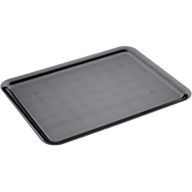 Plat Tray Noir 37x50cm (4 Utés)