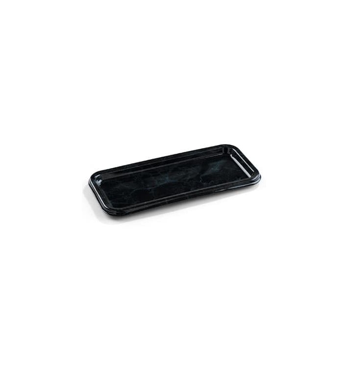Plateau Plastique Rectangulaire Marbré 35x16 cm (5 Utés) Plateau Plastique Rectangulaire Marbré 35x16 cm (5 Utés)