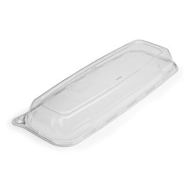 Couvercle Plastique pour Plateau 17x45x5cm (4 Utés)