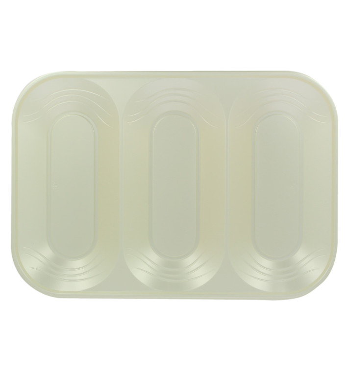 Plateau Plastique PP "X-Table" 3C Perle 330x230mm (2 Utés) Plateau Plastique PP "X-Table" 3C Perle 330x230mm (2 Utés)
