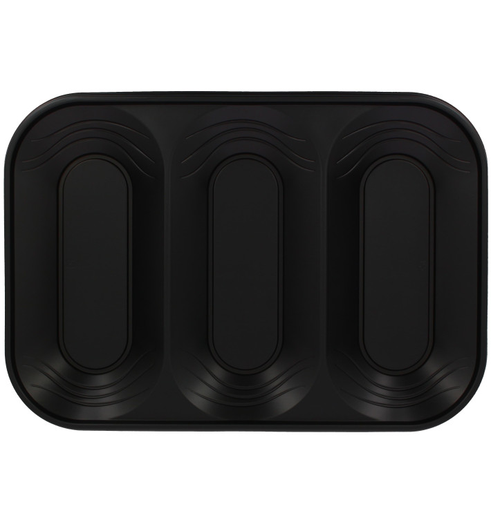 Plateau Plastique PP "X-Table" 3C Noir 330x230mm (2 Utés) Plateau Plastique PP "X-Table" 3C Noir 330x230mm (2 Utés)