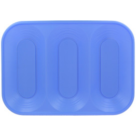 Plateau Plastique PP "X-Table" 3C Violet 330x230mm (2 Utés)