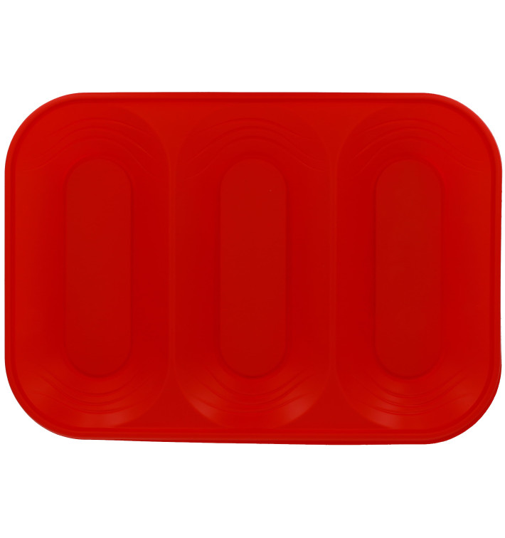 Plateau Plastique PP "X-Table" 3C Rouge 330x230mm (30 Utés) Plateau Plastique PP "X-Table" 3C Rouge 330x230mm (30 Utés)