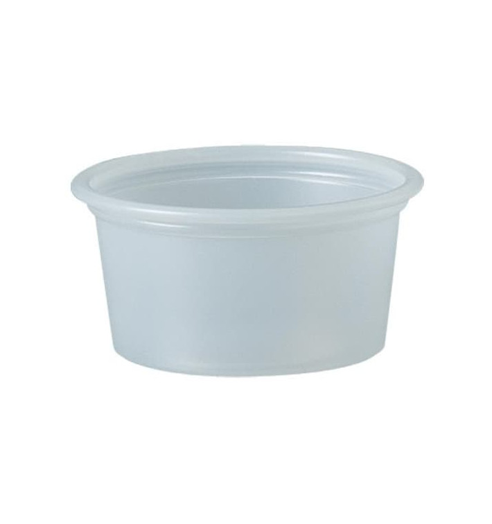 Pot à Sauce Plastique PS Trans. 22ml Ø4,8cm (5000 Utés) Pot à Sauce Plastique PS Trans. 22ml Ø4,8cm (5000 Utés)