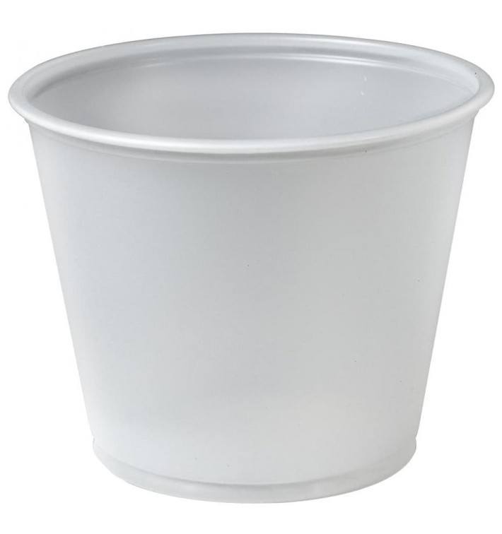Pot à Sauce Plastique PS Trans. 165ml Ø7,3cm (2500 Utés)