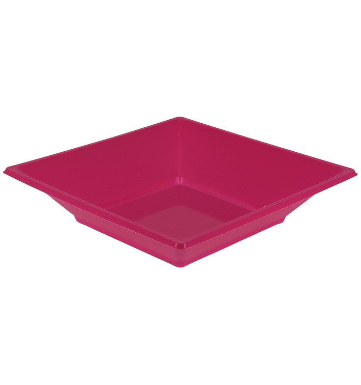 Assiette Plastique Creuse Carrée Fuchsia 170mm (750 Unités) Assiette Plastique Creuse Carrée Fuchsia 170mm (750 Unités)