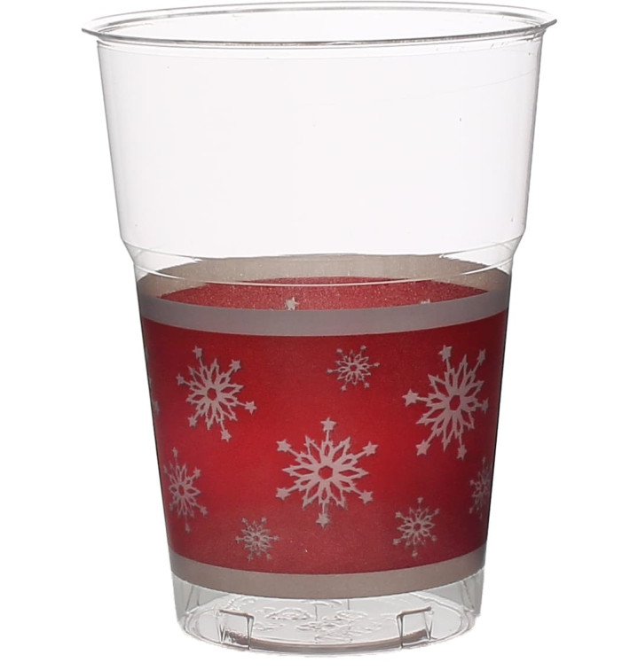 Gobelet "Diamant"PS Cristal Flocon de Neige 200ml (200 utés) Gobelet "Diamant"PS Cristal Flocon de Neige 200ml (200 utés)