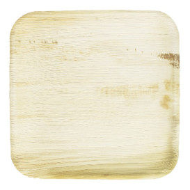 Assiette carrée en Feuilles de Palmier 24x24cm (200 Unités)