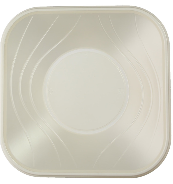 Bol Plastique PP Carré "X-Table" Perle 18x18cm (120 Utés) Bol Plastique PP Carré "X-Table" Perle 18x18cm (120 Utés)