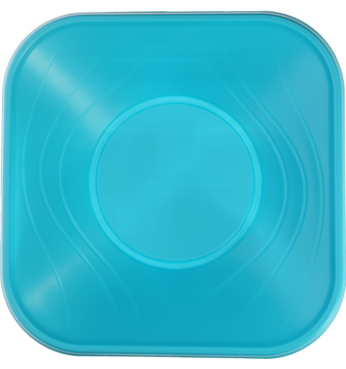 Bol Plastique PP Carré "X-Table" Tuquoise 18x18cm (120 Utés) Bol Plastique PP Carré "X-Table" Tuquoise 18x18cm (120 Utés)