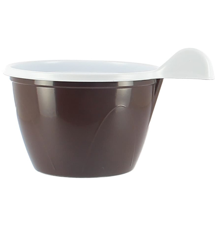 Tasse Plastique PS Chocolat 100 ml (20 Unités) Tasse Plastique PS Chocolat 100 ml (20 Unités)
