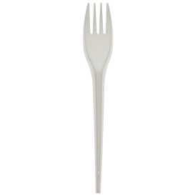 Fourchette Biodégradable CPLA Blanc 175mm (405 Utés)