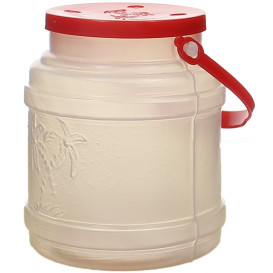 Bouteille Transp. Couvercle et Anse 500 ml (10 Utés)