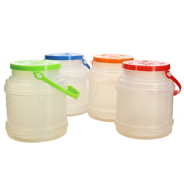 Bouteille Transp. Couvercle et Anse 500 ml (10 Utés) Bouteille Transp. Couvercle et Anse 500 ml (10 Utés)