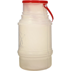 Bouteille Transp. Couvercle et Anse 1000 ml (50 Utés)