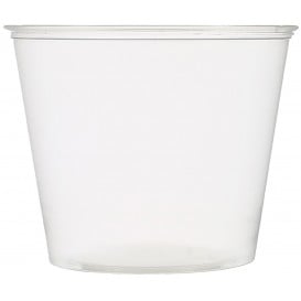 Pot à Sauce Plastique PET Crista 165ml Ø7,3cm (250 Utés)