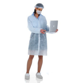 Kit de protection PP 3 pièces + Masques Blanc  (100 Kits)