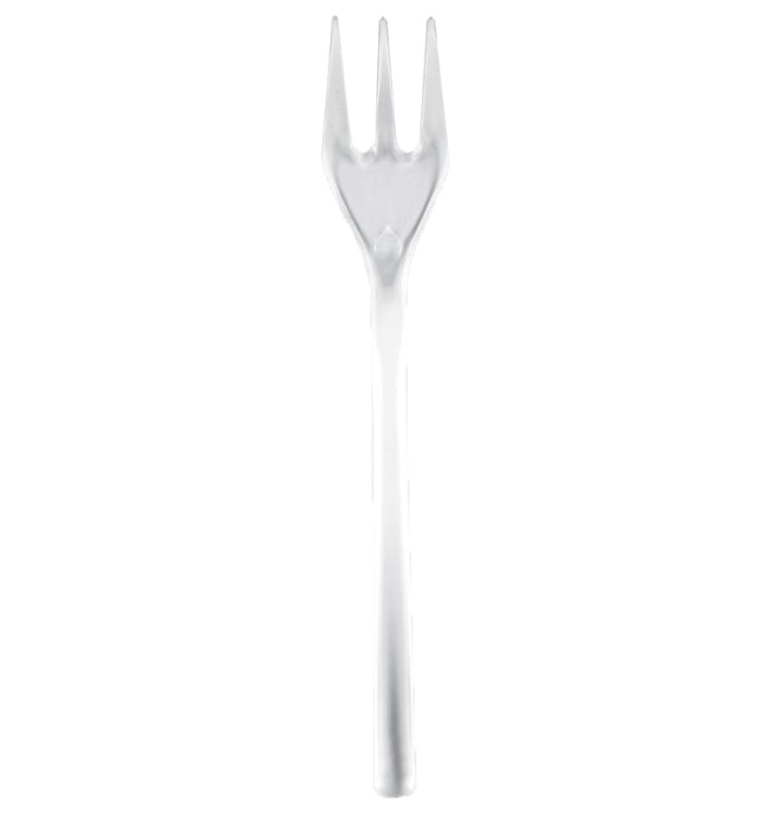 Mini Fourchette Dégustation Transparent 100 mm (1500 Utés) Mini Fourchette Dégustation Transparent 100 mm (1500 Utés)