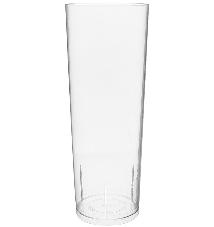Verre Tube 300ml Transparent Cristal PS (10 Unités) Verre Tube 300ml Transparent Cristal PS (10 Unités)