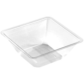 Bol mini en Plastique PET Thermo-Scellable 175ml 90x90x40mm (50 Utés)