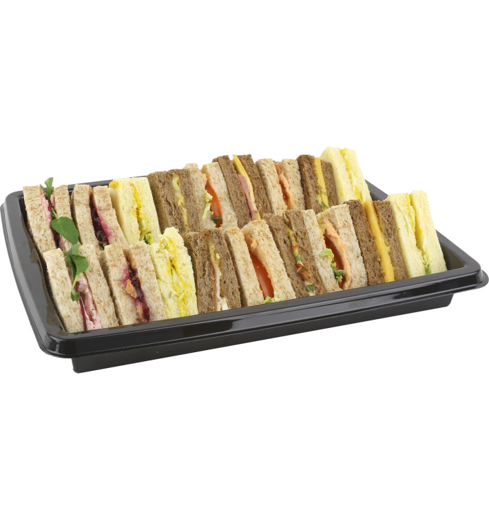 Plateau Plastique Rectangulaire Noir 316x256x40mm (25 Utés) Plateau Plastique Rectangulaire Noir 316x256x40mm (25 Utés)