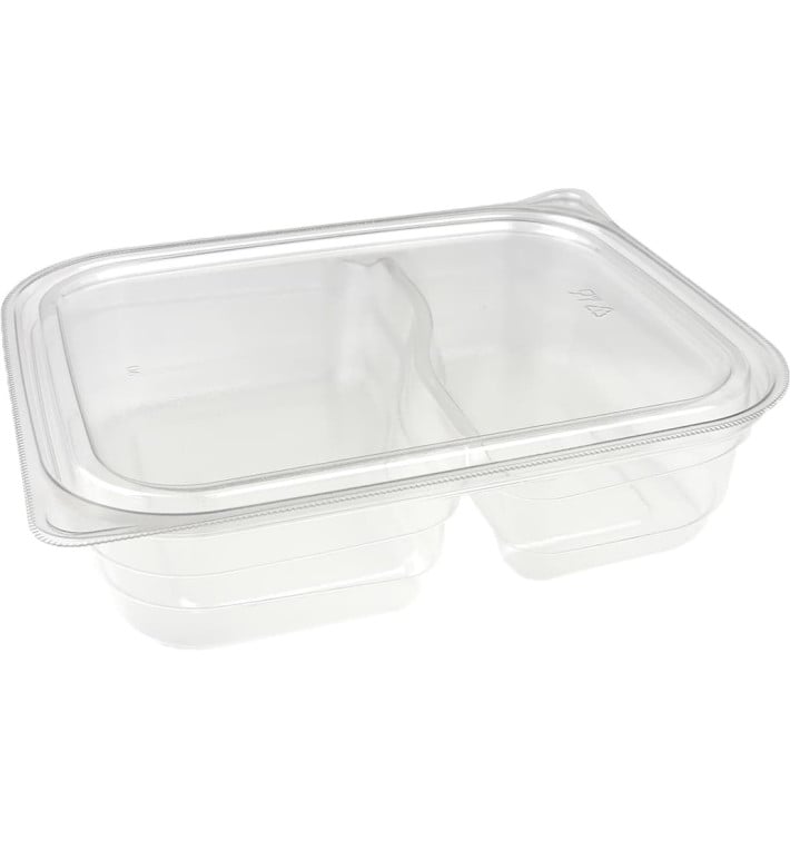 Récipient Plastique 2C PET 220/280ml 18x15x4cm (75 Utés) Récipient Plastique 2C PET 220/280ml 18x15x4cm (75 Utés)