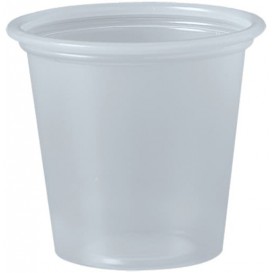 Pot à Sauce Plastique PP Trans. 35ml Ø4,8cm (250 Utés)