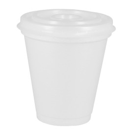 Gobelet Foam 7 Oz/200ml Blanc+ Couvercle (1.000 Utés)