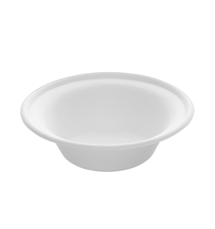 Bol en Canne à Sucre Blanc 400ml (300 Utés) Bol en Canne à Sucre Blanc 400ml (300 Utés)