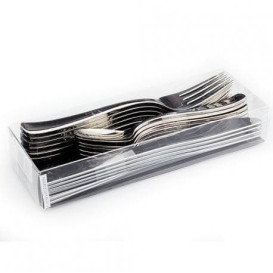 Kit Couverts Fourchette, Couteau, Cuillère Argenté (10Kits)