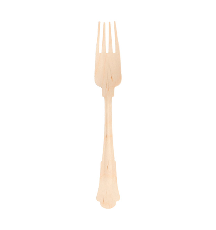 Fourchette en bois Classique 200mm (100 Unités) Fourchette en bois Classique 200mm (100 Unités)