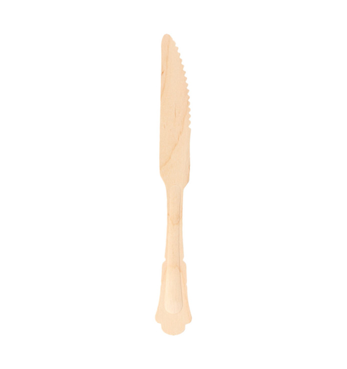 Couteau en bois Classique 200mm (100 Unités) Couteau en bois Classique 200mm (100 Unités)