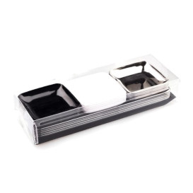 Kit Dégustation Plastique Assiette et Plateau (20 Kits)