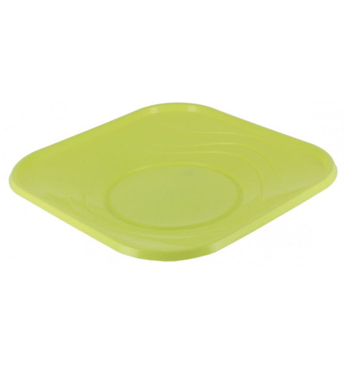 Assiette Plastique PP "X-Table" Citron vert 230mm (8 Utés)