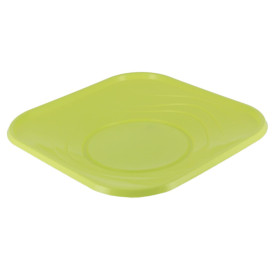 Assiette Plastique PP "X-Table" Citron vert 230mm (120 Utés)