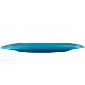Plateau Plastique PP "X-Table" Turquoise 330x230mm (2 Utés)