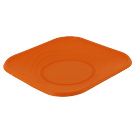 Assiette Plastique PP "X-Table" Orange 230mm (8 Utés)