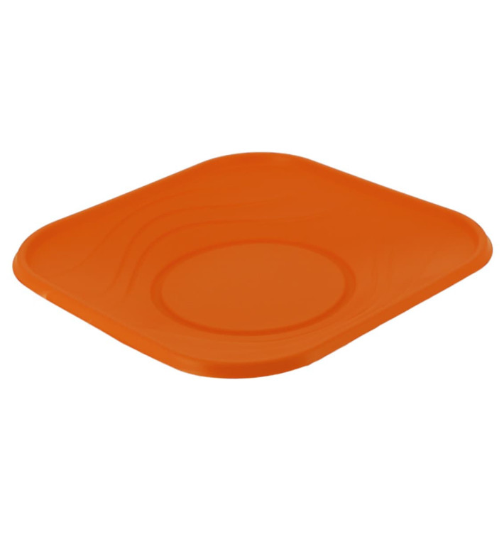 Assiette Plastique PP "X-Table" Orange 230mm (8 Utés)