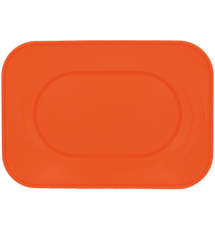 Plateau Plastique PP "X-Table" Orange 330x230mm (2 Utés) Plateau Plastique PP "X-Table" Orange 330x230mm (2 Utés)