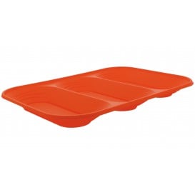 Plateau Plastique PP "X-Table" 3C Orange 330x230mm (2 Utés)