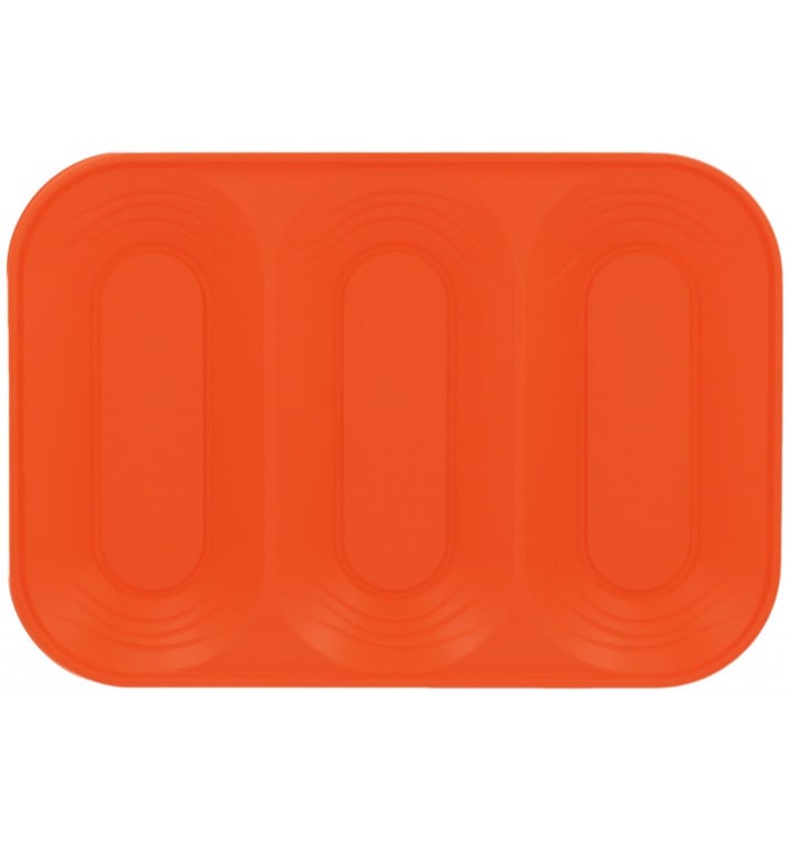 Plateau Plastique PP "X-Table" 3C Orange 330x230mm (30 Utés)