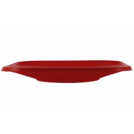 Assiette Plastique PP "X-Table" Rouge 180mm (120 Utés)